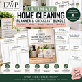Ultimate Home Cleaning Planner & Checklist Bundle
